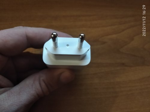 Фото Мережевий зарядний пристрій Xiaomi Mi Adaptor EU White (MDY-09-EW) від користувача Андрей