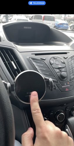Фото Автомобільний тримач для смартфона ColorWay AutoSense Car Wireless Charger 2 15W Black (CW-CHAW036Q-BK) від користувача Дмитро Кушнаренко