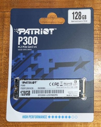 Фото SSD накопичувач PATRIOT P300 128 GB (P300P128GM28) від користувача Cara Dominus