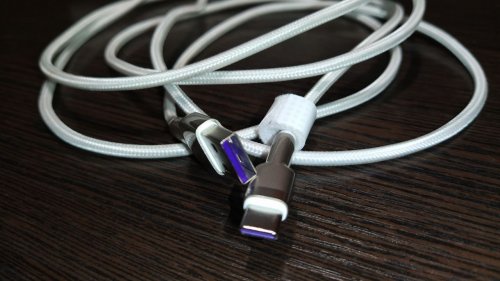 Фото Кабель USB Type-C Baseus Cafule Metal Data Cable USB to Type-C 66W 2m White (CAKF000202) від користувача dr_ula