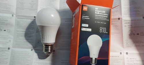 Фото Світлодіодна лампа LED Xiaomi Mi LED Smart Bulb Warm White (GPX4026GL) від користувача Dice21