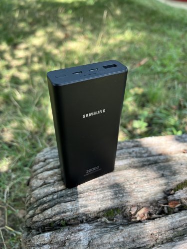 Фото Зовнішній акумулятор (павербанк) Samsung EB-P5300 20000mAh Dark Gray (EB-P5300XJEGEU) від користувача Андрій