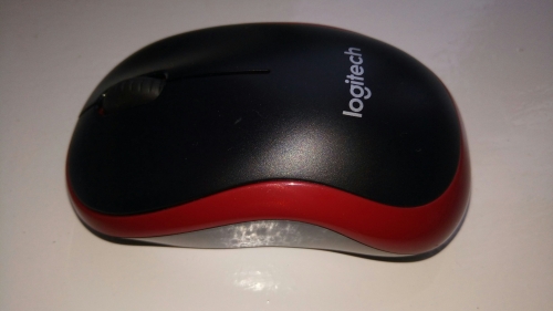 Фото Миша Logitech M185 Wireless Mouse Red (910-002237, 910-002240, 910-002633) від користувача 