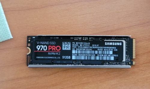 Фото SSD накопичувач Samsung 970 PRO 512 GB (MZ-V7P512BW) від користувача Ironhide