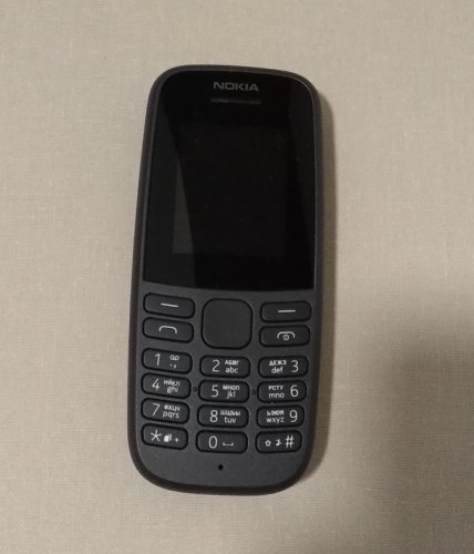 Фото Мобільний телефон Nokia 105 Single Sim New Black (A00028356) від користувача 