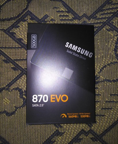 Фото SSD накопичувач Samsung 870 EVO 500 GB (MZ-77E500B) від користувача 