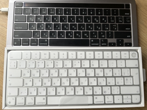 Фото Клавіатура Apple Magic Keyboard with Touch ID for Mac models with Apple silicon (MK293) від користувача curajo