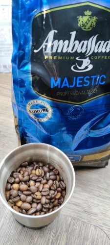 Фото Кава в зернах Ambassador Majestic зерно 1 кг (8719325020731) від користувача Serhii