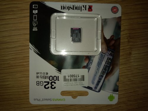 Фото Карта пам'яті Kingston 32 GB microSDHC Class 10 UHS-I Canvas Select Plus SDCS2/32GBSP від користувача kostyany4