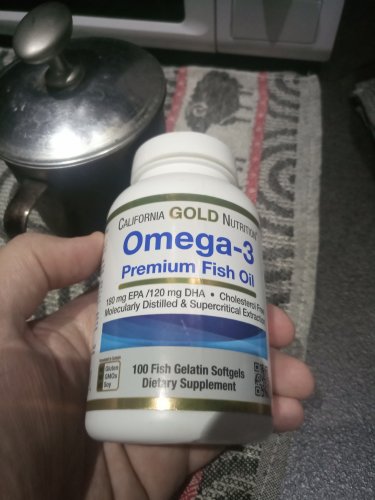 Фото Вітамінно-мінеральний комплекс California Gold Nutrition Omega-3 Premium Fish Oil 100 caps від користувача Лабіринт Знання