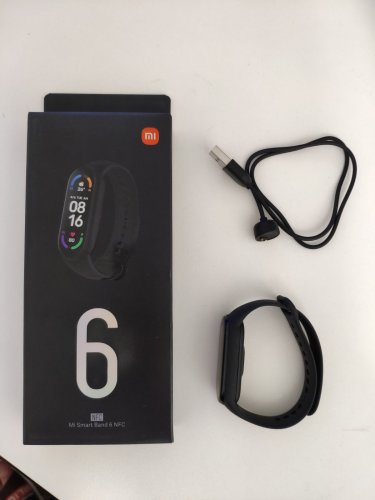 Фото Фітнес-браслет Xiaomi Mi Smart Band 6 NFC Black (BHR4954GL) від користувача Ан