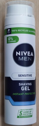 Фото гель для гоління Nivea Гель для гоління заспокійливий, для чутливої шкіри  не містить спирту, 200 мл від користувача Serhii