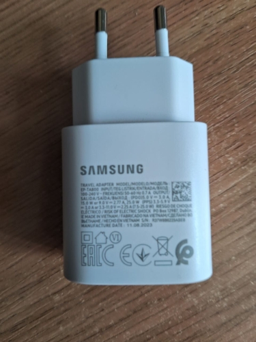 Зарядний пристрій Samsung 25W Travel Adapter White (EP-TA800NWEGRU)