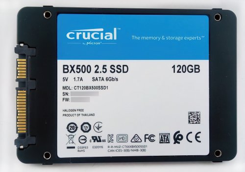 Фото SSD накопичувач Crucial BX500 120 GB (CT120BX500SSD1) від користувача grindcorefan1
