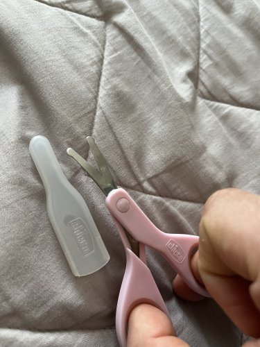 Фото Дитячий манікюрний набір Chicco Baby Moments дитячі ножиці з круглим кінчиком 0m+ Pink 1 кс від користувача Orestiv.