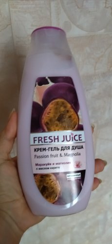 Фото гель для душу Fresh Juice Крем-гель для душа  Passion fruit&Magnolia 400 мл (4823015936104) від користувача Катруся