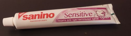 Фото зубна паста Sanino Зубная паста  Защита для чувствительных зубов, 100 мл (8690506471811) від користувача jozefin L