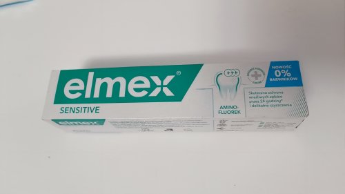Фото  Elmex Sensitive Whitening паста для натуральної білизни зубів  75 мл від користувача QuickStarts
