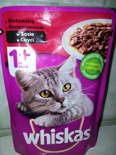 Фото вологий корм Whiskas С индюшкой в соусе для взрослых кошек 1+ 100 г (4770608253165) від користувача dr_ula