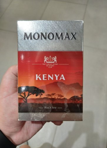 Фото чорний чай Мономах Чай черный байховый Kenya Tea 90 г (4820097812197) від користувача Gouster
