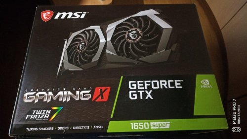 Фото Відеокарта MSI GeForce GTX 1650 SUPER GAMING X від користувача Nicholas Moriarty