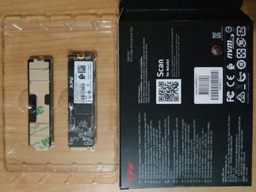 Фото SSD накопичувач ADATA XPG SX8100 512 GB (ASX8100NP-512GT-C) від користувача Tim