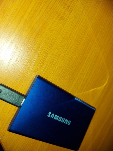 Фото SSD накопичувач Samsung T7 500 GB Indigo Blue (MU-PC500H/WW) від користувача Fargjon