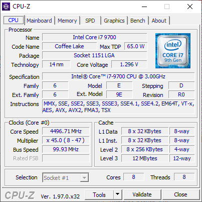Фото Процесор Intel Core i7-9700 (CM8068403874521) від користувача Ruloff