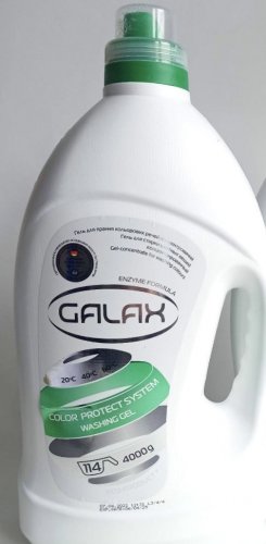 Фото Рідкий засіб для прання Galax Гель универсал Wash для цветных вещей 4 л (0710535600018) від користувача Maya