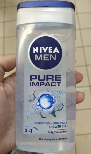 Фото гель для душу Nivea Гель для душа  Men Pure Impact 500 мл (4006000009452) від користувача Gouster