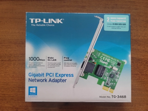 Фото Мережева карта GbE TP-Link TG-3468 від користувача Ironhide