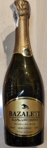 Фото Ігристе вино Bazaleti Шампанське біле напівсолодке 0,75л (4860004073006) від користувача Serhii