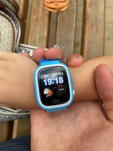 Фото Смарт-годинник UWatch Q90 Kid smart watch Blue від користувача Віта Сергіївна