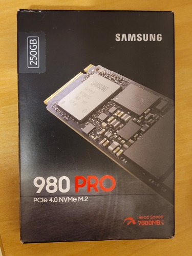 Фото SSD накопичувач Samsung 980 PRO 250 GB (MZ-V8P250BW) від користувача Ironhide