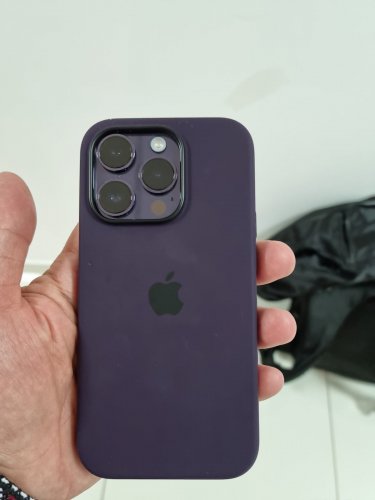 Фото Чохол для смартфона Apple iPhone 14 Pro Silicone Case with MagSafe - Elderberry (MPTK3) від користувача Mexanik