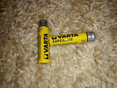 Фото Батарейка Varta AAA bat Zinc-Carbon 4шт SUPERLIFE (02003101414) від користувача elenusiya