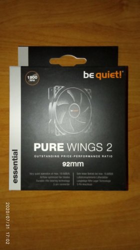 Фото Вентилятор be quiet! Pure Wings 2 92mm (BL045) від користувача Андрей