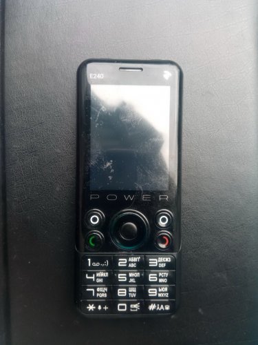 Фото Мобільний телефон 2E E240 Power DualSim Black (680576170088) від користувача Олег