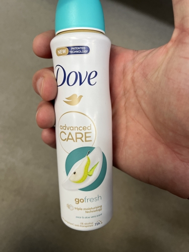 Фото дезодорант спрей Dove Дезодорант-спрей  груша та алое вера, 150 мл (8720181291753) від користувача Orestiv.