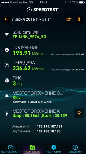 Фото Бездротовий маршрутизатор (роутер) TP-Link Archer C7 від користувача 