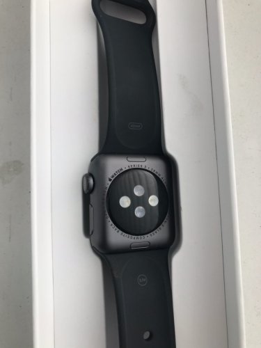 Фото Смарт-годинник Apple Watch Series 3 GPS 42mm Space Gray Aluminum w. Gray Sport B. - Space Gray (MR362) від користувача desh