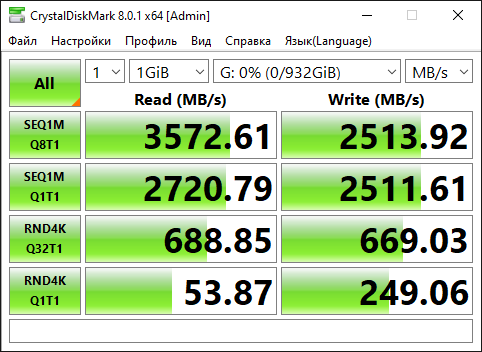 Фото SSD накопичувач Samsung 970 EVO 1 TB (MZ-V7E1T0BW) від користувача lordep