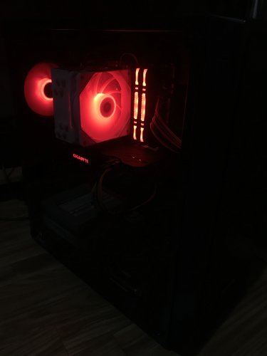 Фото Вентилятор PCCooler Halo 3-in-1 RGB Kit 3-Pack від користувача Anonymous White