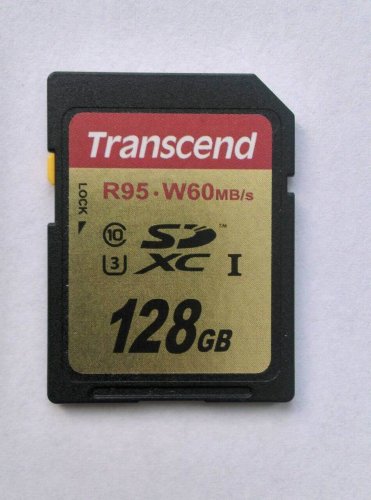 Фото Карта пам'яті Transcend 128 GB SDXC UHS-I U3 300S TS128GSDC300S від користувача dinamit666