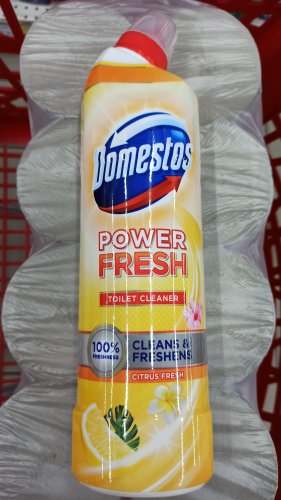 Фото Рідкий засіб для прибирання Domestos Чистящее средство для туалета  Aroma Power Свежесть цитруса 700 мл (8720182273383) від користувача Turbo-Yurik