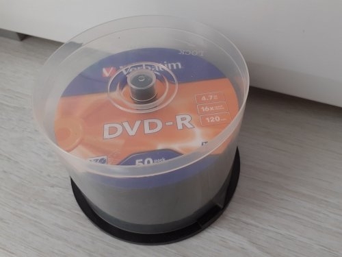 Фото Диск Verbatim DVD-R Matt Silver 50 Pack Wrap Spindle (43788) від користувача QuickStarts