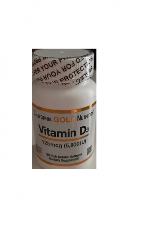 Фото Вітаміни California Gold Nutrition Vitamin D3 125 mcg /5,000 IU/ 90 caps від користувача Влад Некрасов