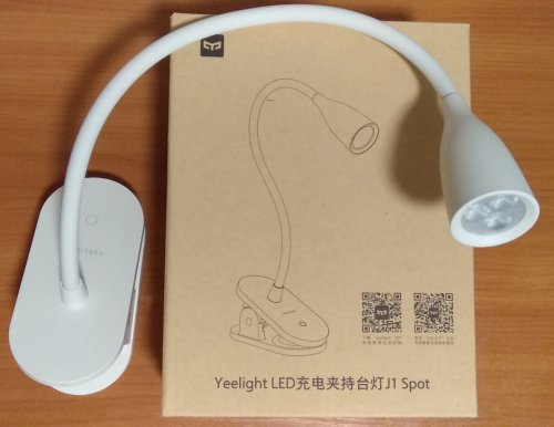 Фото Офісна настільна лампа Yeelight Xiaomi J1 Spot LED Clip-on YLTD07YL (YLTD0702CN) від користувача 