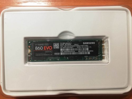 Фото SSD накопичувач Samsung 860 EVO M.2 500 GB (MZ-N6E500BW) від користувача kostyany4