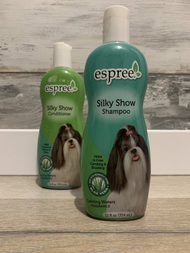 Фото Косметика Espree Silky Show Shampoo - шампунь Эспри для собак во время выставок 591 мл (e00392) від користувача Ірина Юріївна